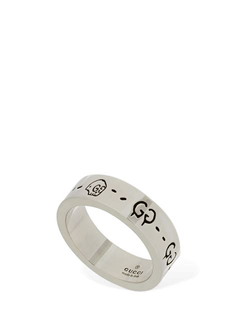 men gold gucci ring|Gucci ghost ring men.